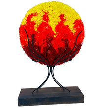 Upload image to gallery viewer, Big red "Exuberante"- Abstract Molten Glass Tree Figurine