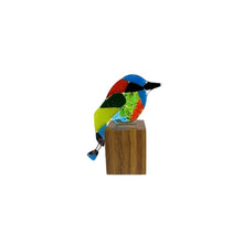 Cargar imagen en el visor de la galería, Torogoz de colores, figura decorativa de vidrio artístico