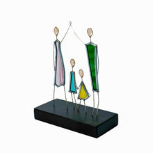 Upload image to gallery viewer, Vitrales Margarita Llort 2020 Momentos Alianza Decoracion hogar interior interiores familia regalo casa oficina base madera hecho a mano artesania arte vidrio