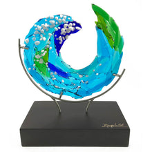 Upload image to gallery viewer, Swell i - Decoration of molten molten glass wave