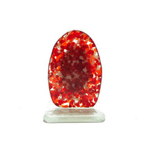Upload image to gallery viewer, Sacred Heart of Mary Medal on molten glass