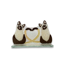 Upload image to gallery viewer, Kittens couple | molten glass figures | 2 designs