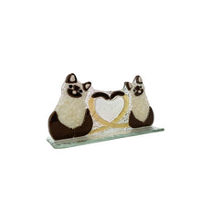 Upload image to gallery viewer, Kittens couple | molten glass figures | 2 designs
