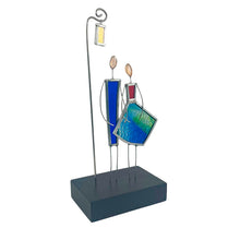 Upload image to gallery viewer, Handcrafted stained glass figurine | Our first date home décor item