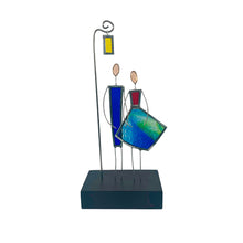 Upload image to gallery viewer, Handcrafted stained glass figurine | Our first date home décor item