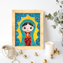 Upload image to gallery viewer, Crafts: Stop assembly kit - Virgencita Mosaic Table - Art 2