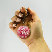 Upload image to gallery viewer, Keychains with molten glass phrases
