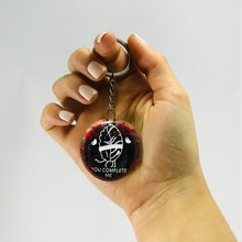 Upload image to gallery viewer, Keychains with molten glass phrases