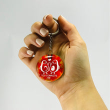 Upload image to gallery viewer, Keychains with molten glass phrases