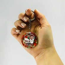 Upload image to gallery viewer, Keychains with molten glass phrases