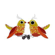 Upload image to gallery viewer, Golden Wings - Handmade Glass Art Bird Figures