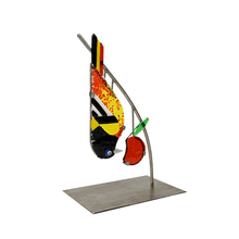 Upload image to gallery viewer, Upside Down Chiltota (Orchard Oriole), Handmade Collectible Glass Art Figure