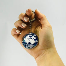 Upload image to gallery viewer, Keychains with molten glass phrases