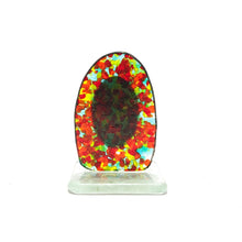 Upload image to gallery viewer, Virgen del Carmen Medal on molten glass