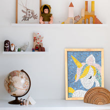 Upload image to gallery viewer, Crafts: Mosaic assembly kit with glass, animal design - unicorn