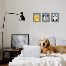 Upload image to gallery viewer, Crafts: Mosaic assembly kit with glass, children's animals - Schnauzer