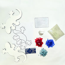 Upload image to gallery viewer, Crafts: Kit to assemble mosaic with glass, lizards