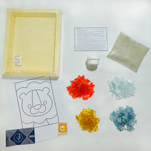 Upload image to gallery viewer, Crafts: Mosaic assembly kit with glass, animal design - León