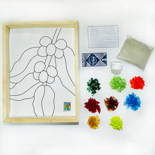 Upload image to gallery viewer, Crafts: Mosaic assembly kit with glass, patriotic design - coffee sheet