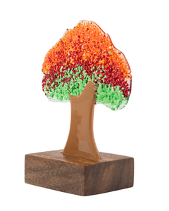 Fire tree | Handmade in molten glass