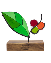 Upload image to gallery viewer,  “Grano de café” (Coffee Bean) - Handmade Collective Glass Art Figure 