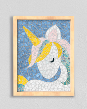 Upload image to gallery viewer, Crafts: Mosaic assembly kit with glass, animal design - unicorn