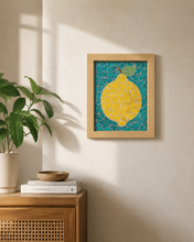 Upload image to gallery viewer, Crafts: Kit to assemble mosaic with glass, fruit design - lemon