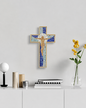 Upload image to gallery viewer, Crafts: Mosaic assembly kit with Cruz - Jesus Christ