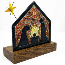 Upload image to gallery viewer, Christmas Nativity set, handcrafted in molten glass