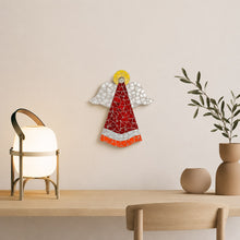 Cargar imagen en el visor de la galería, Manualidades: Kit para armar mosaico con vidrio, ángel de la guarda - Color rojo