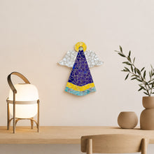Cargar imagen en el visor de la galería, Manualidades: Kit para armar mosaico con vidrio, ángel de la guarda - Color Azul