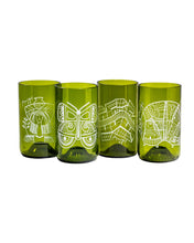 Cargar imagen en el visor de la galería, Vasos reciclados de botella, set de 4 - Fernando Llort
