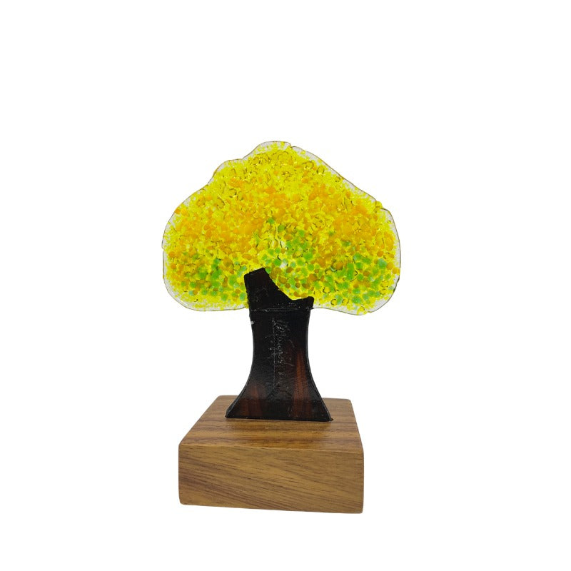 White Cortéz Tree | Handmade in molten glass