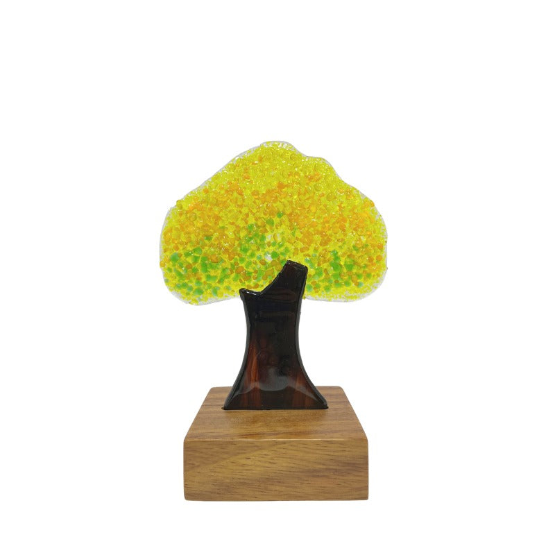 White Cortéz Tree | Handmade in molten glass