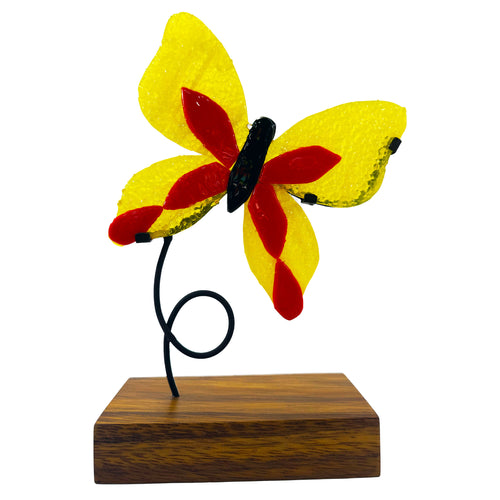 Stained glass butterfly - Handmade stained glass art 