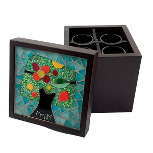 Fernando Llort Tequila shot Box - Mosaic Design