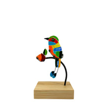 Upload image to gallery viewer, Torogoz Looking Backwards - Handmade Glass Art Figure of Bird