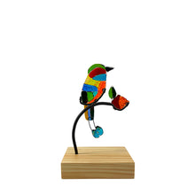 Upload image to gallery viewer, Torogoz Looking Backwards - Handmade Glass Art Figure of Bird