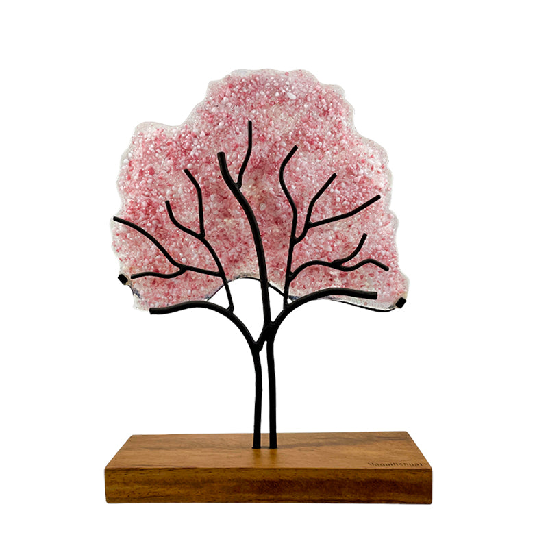 Maquilishuat Tree, Handmade Collective Glass Art Figure