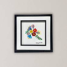 Cargar imagen en el visor de la galería, Cuadros florales | pieza de vidrio fundido | 2 diseños