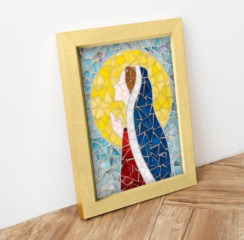 Cuadro Mosaico Virgen María – arte 1