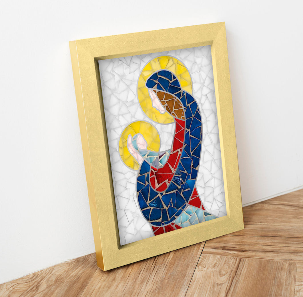Virgin Mary Mosaic Table - Art 4