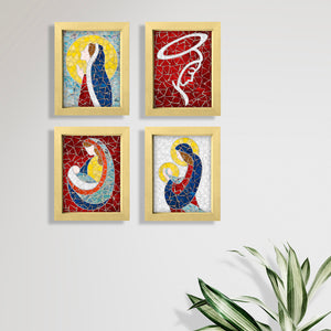 Virgin Mary Mosaic Table - Art 3