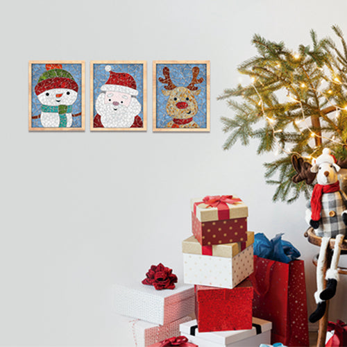Christmas designs, mosaic pictures