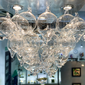Blown glass pump lamps - 3 designs
