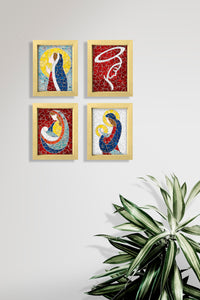 Cuadro Mosaico Virgen María – arte 1