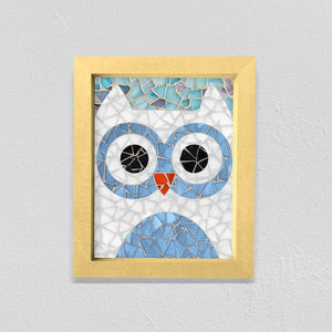 Decorative pictures - penguin, fox, owl - mosaic
