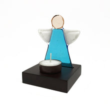 Upload image to gallery viewer, Holy Family miniature, fused glass decorative handmade figurine