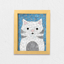 Cargar imagen en el visor de la galería, Gato con manchas - cuadro mosaico