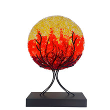 Upload image to gallery viewer, Big red &quot;Exuberante&quot;- Abstract Molten Glass Tree Figurine 
